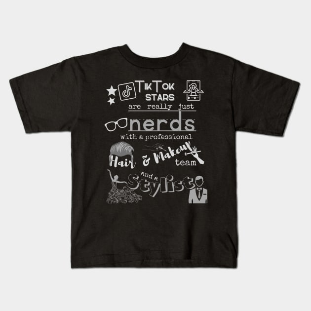 Truth about TikTok Stars Kids T-Shirt by WearablePSA